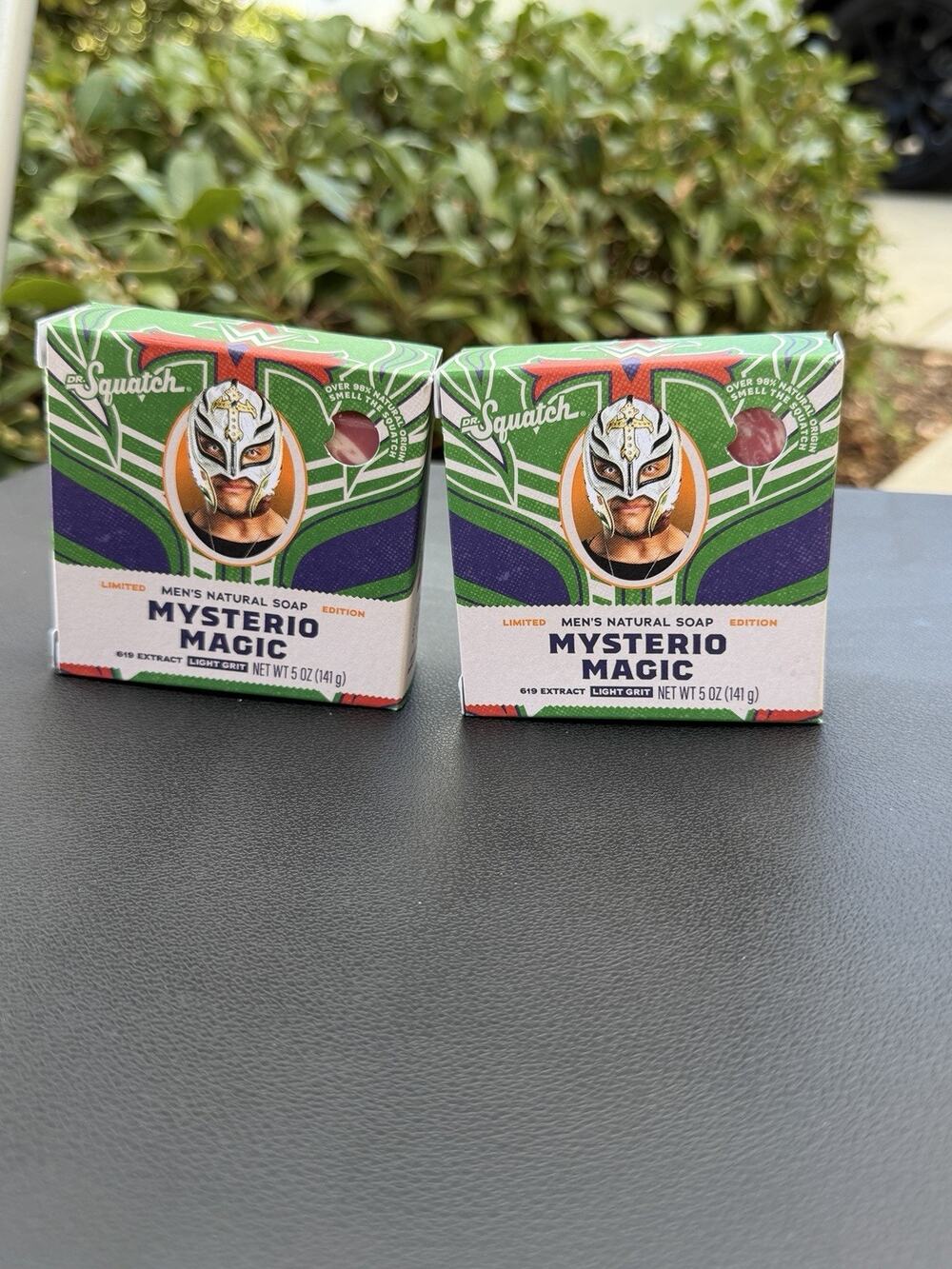 2x Dr. Squatch Soap Bars Rey Mysterio WWE Limited Edition 5oz